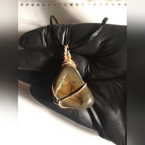Natural Septarian (Lightning Stone) Necklace